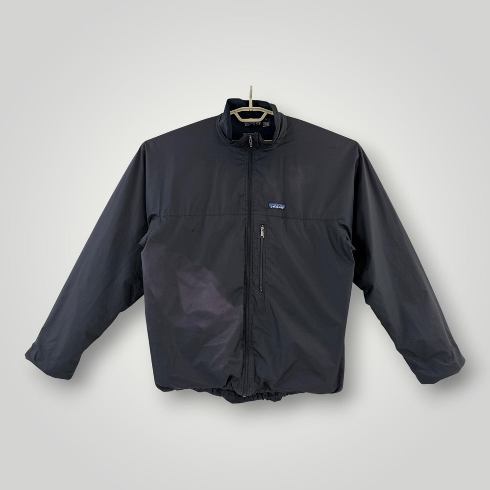 Patagonia Stretch Element Jacket Mens XL Black Fleece Lined Windbreaker